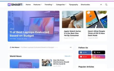 SmartMag – News and Magazine Blogger Template