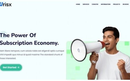 Wrisx – Services and Portfolio Blogger Template