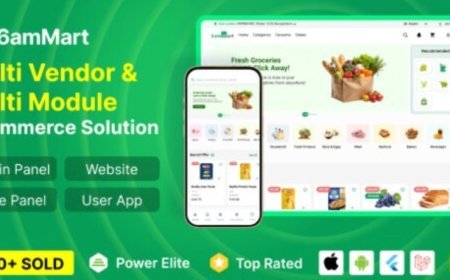 6amMart v3.7 Reviews– Multivendor Food, Grocery, eCommerce, Parcel, Pharmacy Delivery App with Admin & Website Source