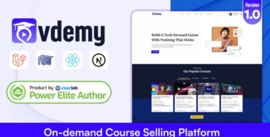 Vdemy v1.0 Reviews– On demand Course Selling Platform | LMS PHP Script