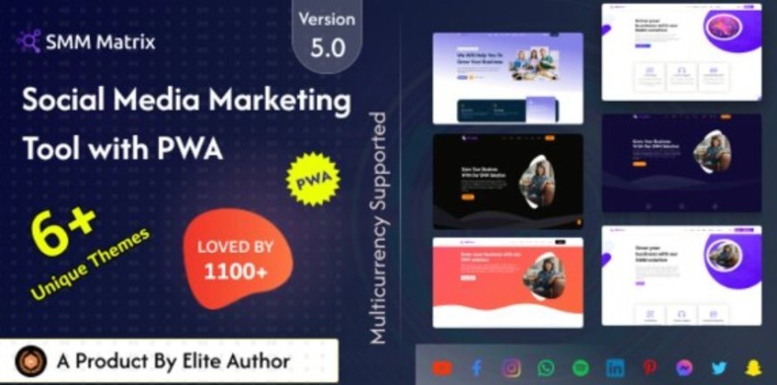 SMM Matrix v5.0 Reviews– Social Media Marketing Panel with PWA PHP Script