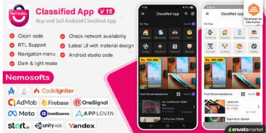 Buy and Sell Android Classified App v15.0 – Source
