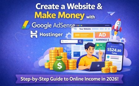 How to Create a Website and Make Money with Google AdSense Using Hostinger (Beginner Guide 2026)