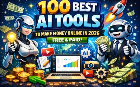 100 Best AI Tools to Make Money Online in 2026  (Free & Paid)