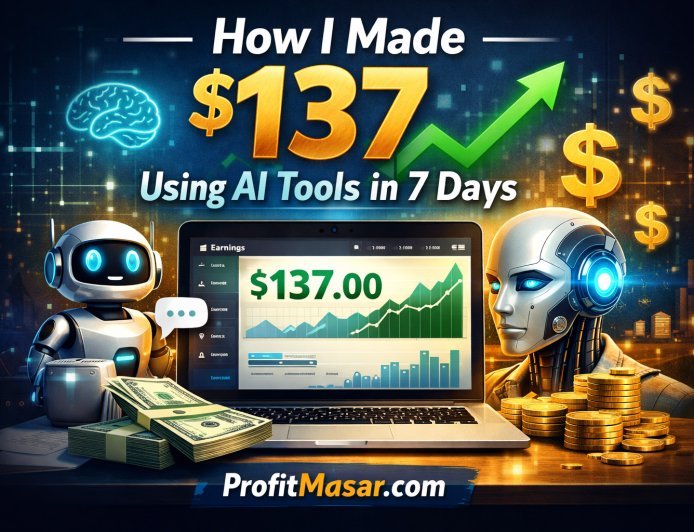 How I Made $137 Using AI Tools in 7 Days (Step by Step)