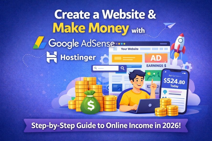 How to Create a Website and Make Money with Google AdSense Using Hostinger (Beginner Guide 2026)